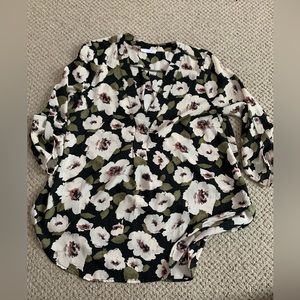 Lush Sheer Floral Blouse